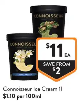 Foodworks Connoisseur Ice Cream offer