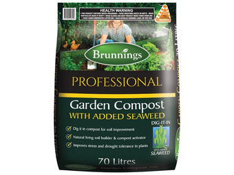 Brunnings compost with seaweed
