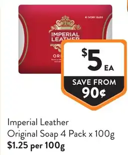 Foodworks Imperial Leather Original Soap offer
