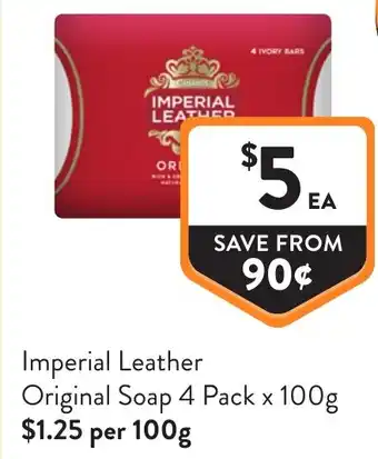 Foodworks Imperial Leather Original Soap offer