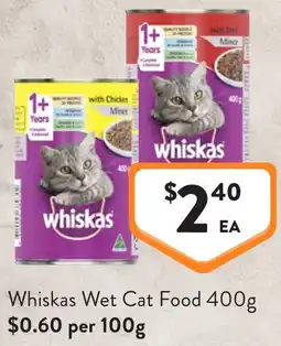 Foodworks Whiskas Wet Cat Food offer