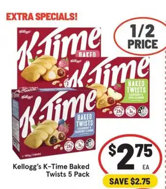 IGA Kellogg's K-Time Baked Twists offer