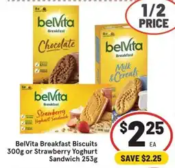 IGA BelVita Breakfast Biscuits or Strawberry Yoghurt Sandwich offer