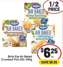 IGA Birds Eye Air Baked Crumbed Fish offer