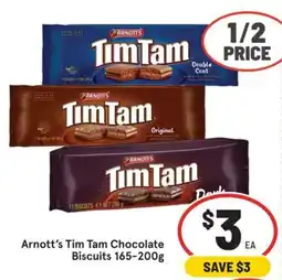 IGA Arnott's Tim Tam Chocolate Biscuits offer