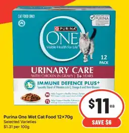 Supa Valu Purina One Wet Cat Food offer