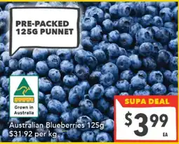 Supa Valu Australian Blueberries offer