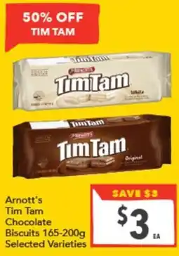 Supa Valu Arnotts Tim Tam Chocolate Biscuits offer