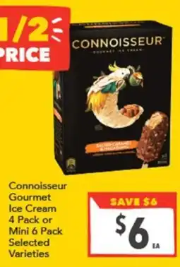Supa Valu Connoisseur Gourmet Ice Cream or Mini offer