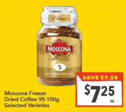 Supa Valu Moccona Freeze Dried Coffee offer