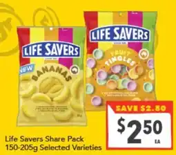 Supa Valu Life Savers Share Pack offer