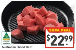 Supa Valu Australian Diced Beef offer