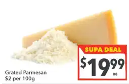 Supa Valu Grated Parmesan offer