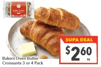 Supa Valu Bakers Oven Butter Croissants offer
