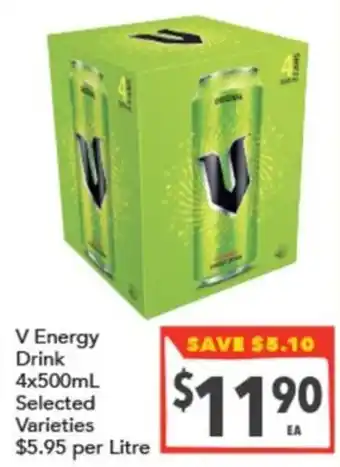 Supa Valu V Energy Drink offer
