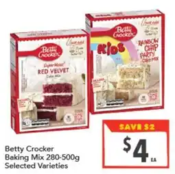 Supa Valu Betty Crocker Baking Mix offer