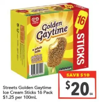 Supa Valu Streets Golden Gaytime Ice Cream Sticks offer