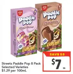 Supa Valu Streets Paddle Pop offer