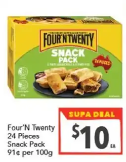 Supa Valu Four N Twenty Snack Pack offer