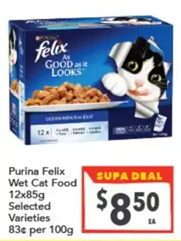 Supa Valu Purina Felix Wet Cat Food offer