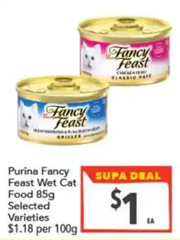 Supa Valu Purina Fancy Feast Wet Cat Food offer