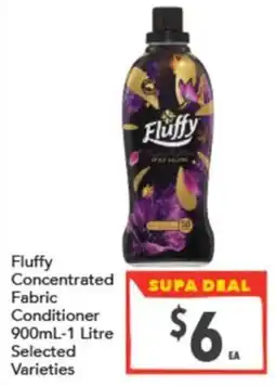 Supa Valu Fluffy Concentrated Fabric Conditioner offer