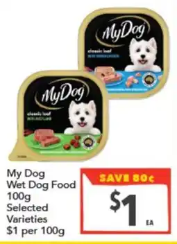 Supa Valu My Dog Wet Dog Food offer
