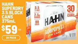 Supa Valu Hahn superdry 3.5 block cans offer
