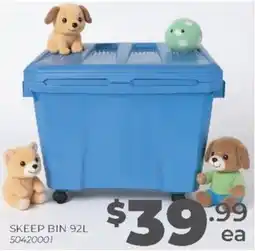 Prices Plus Skeep bin offer