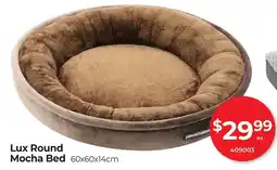 Red Dot Lux Round Mocha Bed offer