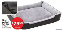 Red Dot Plush Walled Pet Bed offer