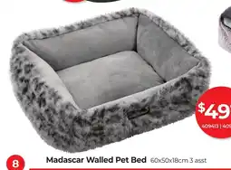 Red Dot Madascar Walled Pet Bed offer