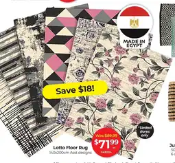Red Dot Lotto Floor Rug offer