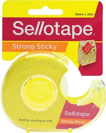 IGA Sellotape Sticky Tape 18mmx25m with Dispenser 1 Pack offer