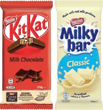 IGA Nestlé Chocolate Block 118-200g Selected Varieties offer