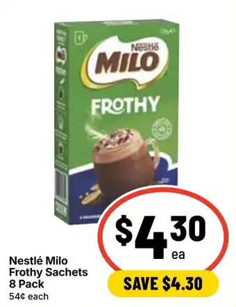 Ritchies Nestlé Milo Frothy Sachets offer