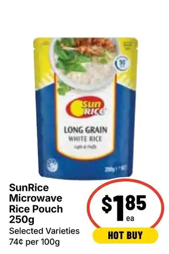 Ritchies SunRice Microwave Rice Pouch offer