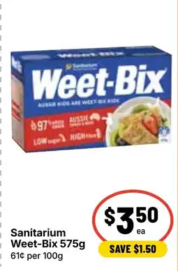 Ritchies Sanitarium Weet Bix offer