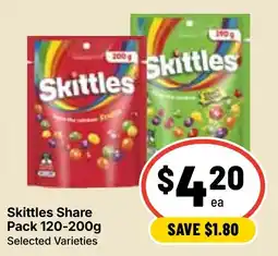 Ritchies Skittles Share Pack offer