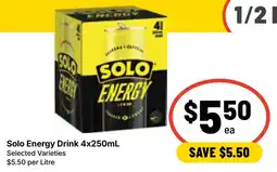 Ritchies Solo Energy Drink offer