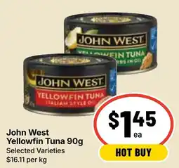 Ritchies John West Yellowfin Tuna offer