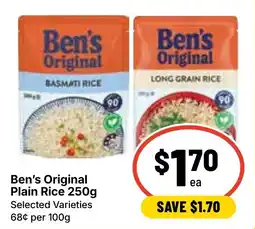 Ritchies Bens Original Plain Rice offer