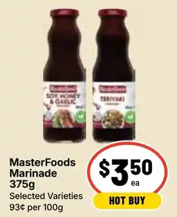 Ritchies MasterFoods Marinade offer