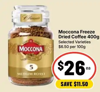 Ritchies Moccona Freeze Dried Coffee offer