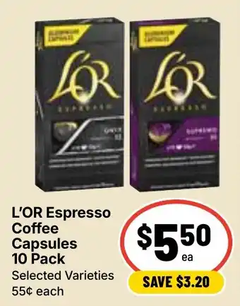 Ritchies L OR Espresso Coffee Capsules offer