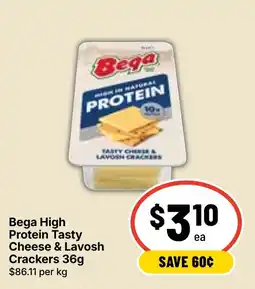 Ritchies Bega High Protein Tasty Cheese & Lavosh Crackers offer