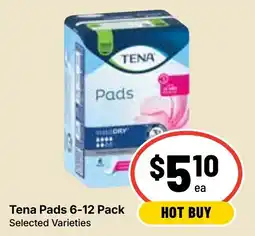 Ritchies Tena Pads offer