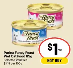 Ritchies Purina Fancy Feast Wet Cat Food offer