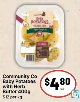 Ritchies Community Co Baby Potatoes with Herb Butter offer