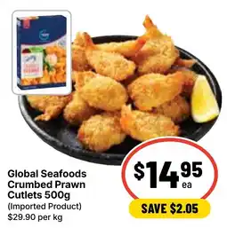 Ritchies Global Seafoods Crumbed Prawn Cutlets offer